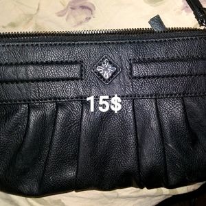 Vera Wang Leather Wristlet